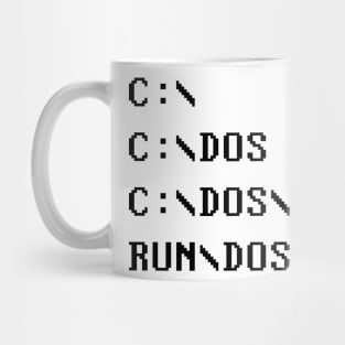 C DOS RUN Mug